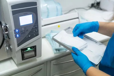 Processo di sterilizzazione con autoclave