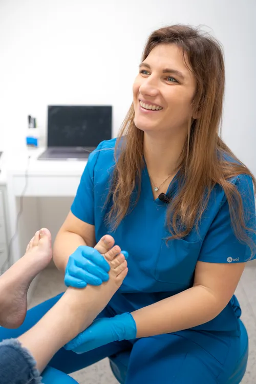 Trattamento podologico professionale